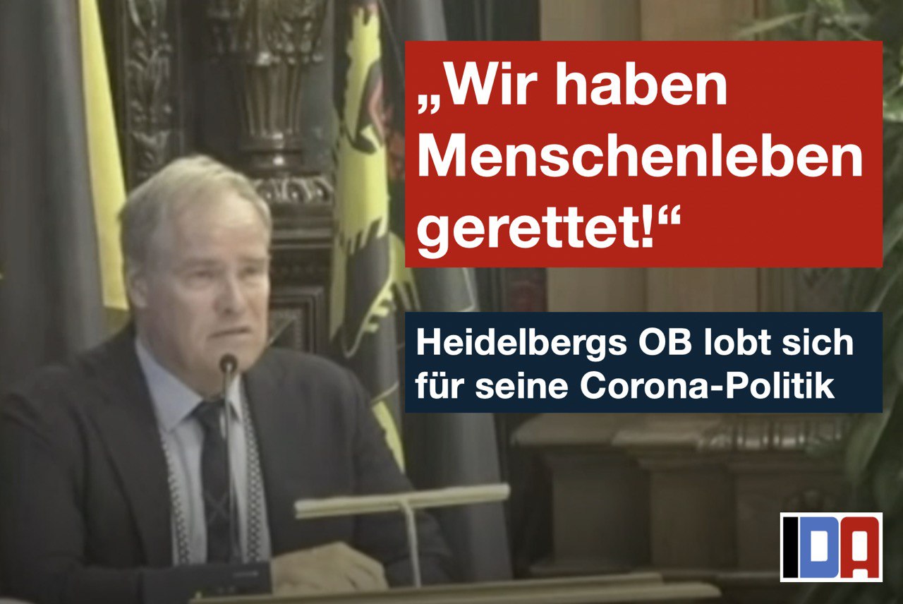 Read more about the article „Wir haben Menschenleben gerettet!“ Heidelbergs OB lobt sich selbst für seine Corona-Politik