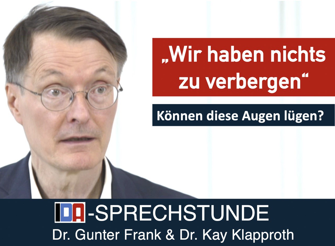 You are currently viewing „Wir haben nichts zu verbergen“ – IDA-SPRECHSTUNDE mit Dr. Gunter Frank und Dr. Kay Klapproth vom 18.09.2024