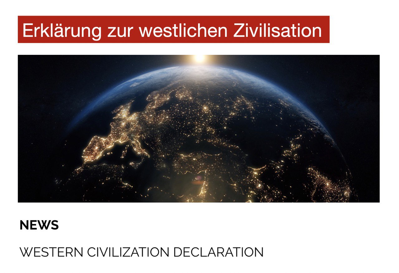 You are currently viewing Erklärung zur westlichen Zivilisation -Western Civilization Declaration