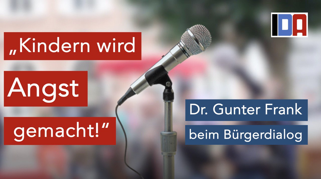 Read more about the article „Den Kindern wird Angst gemacht“- Dr. Gunter Frank beim Bürgerdialog über Klimawandel und Ernährung